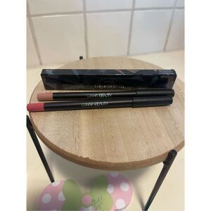 🌹Lunar Beauty 2 Lip Pencil set Doodle Blushing long wear creamy lip liner NIB